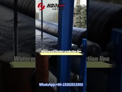 Qual e' il processo di lavorazione della linea di produzione di rivestimenti in argilla geosintetica?