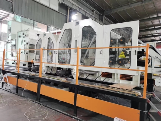 100 m/min Nuovo design Alta velocità doppio cilindro non tessuto carding machine per lana