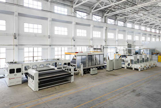 Linea di produzione non tessuta per perforare aghi geotessili ad alta capacità