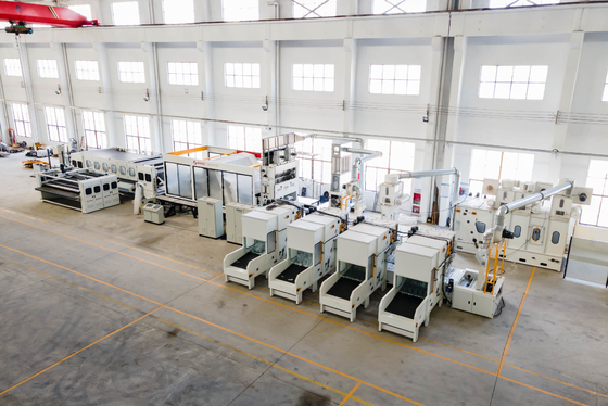 Linea di produzione di geotessili non tessuti a perforazione con ago 400 kg/h