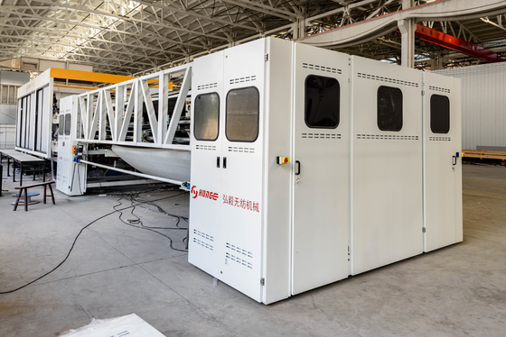 380V Automazione Controllo Cross Lapper Nonwoven Machine