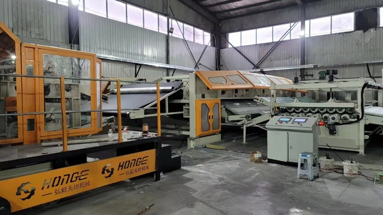 90m/Min Polyester Cross Lapper Machine con i servomotori