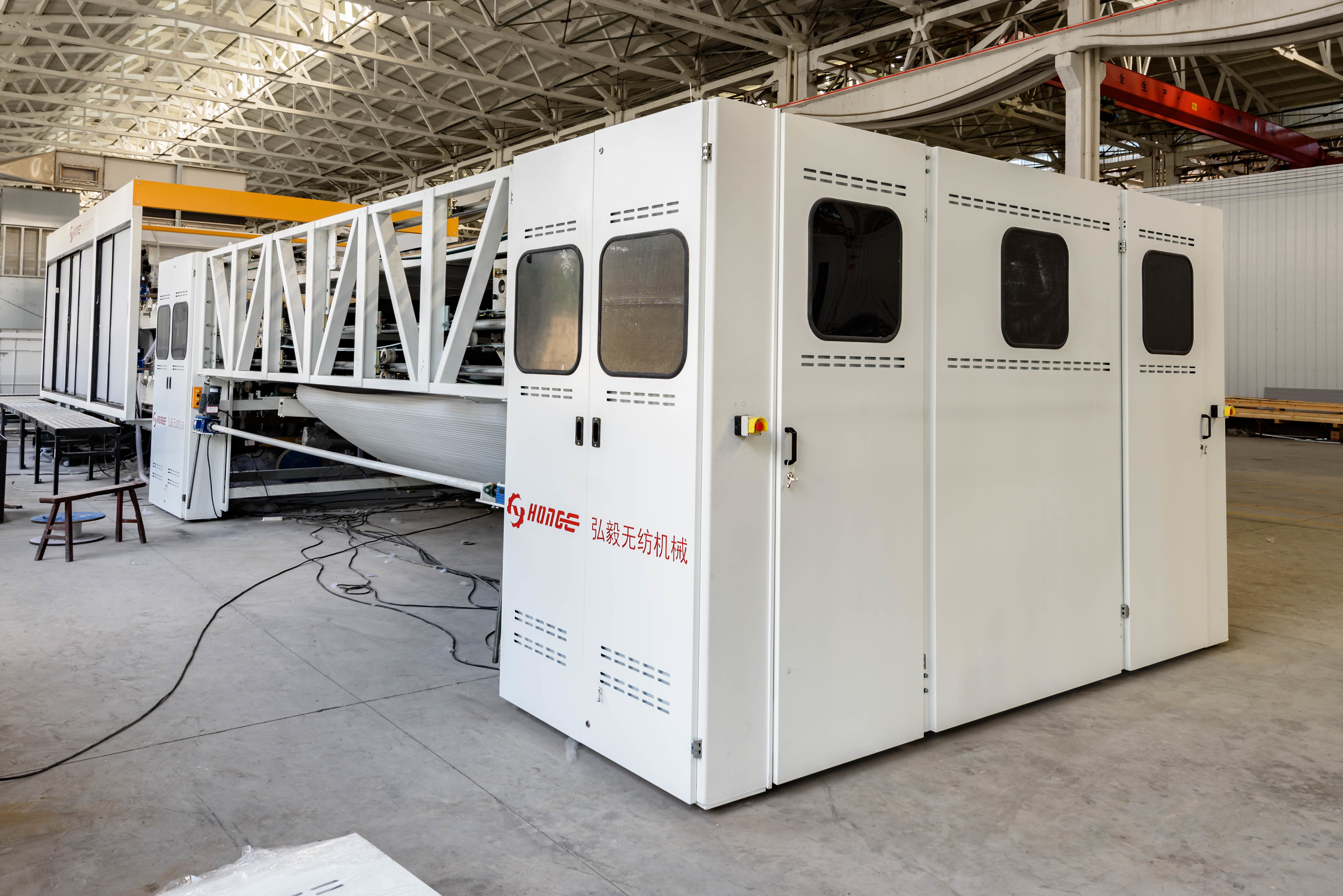 380V Automazione Controllo Cross Lapper Nonwoven Machine